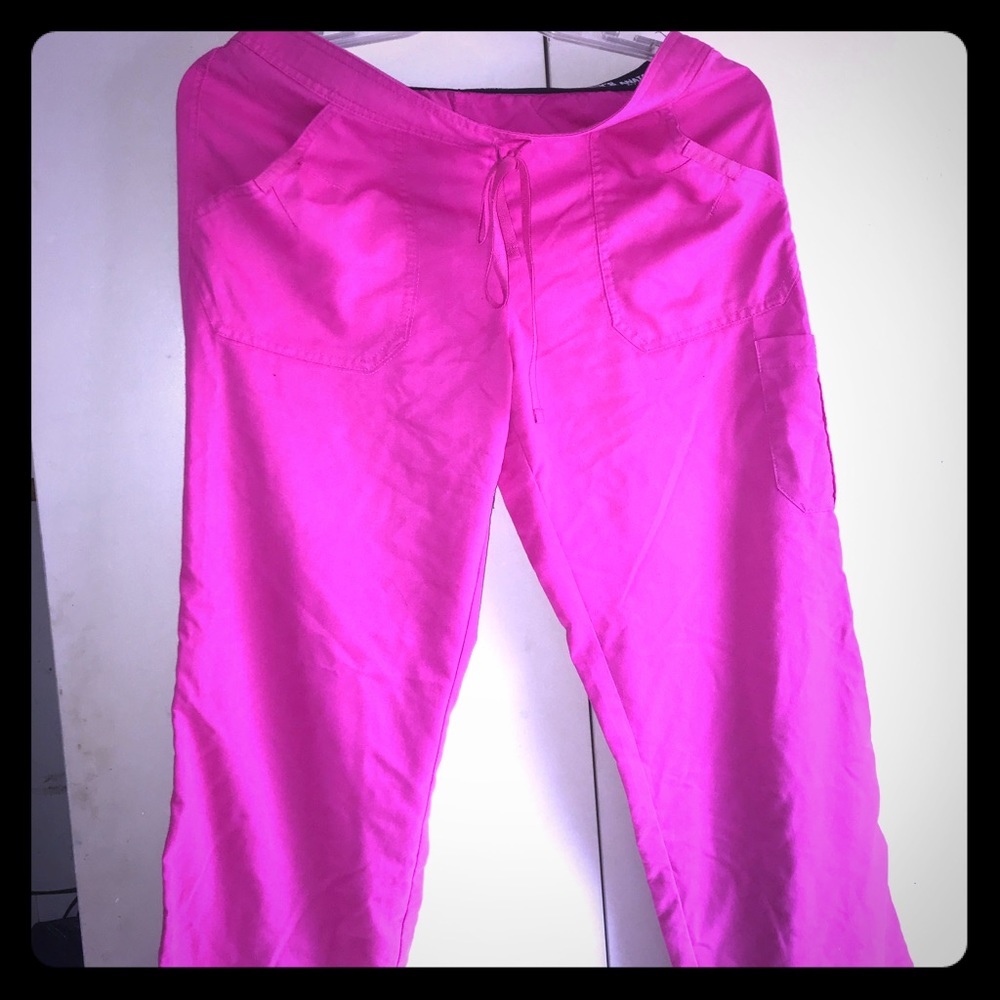 Hot pink Grey’s Anatomy scrub pants